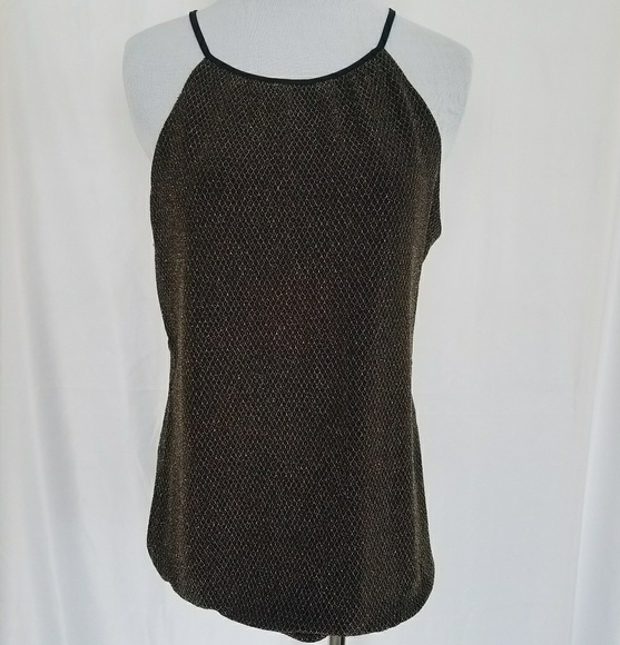 Express Tops - Express Golden Shimmer Tank